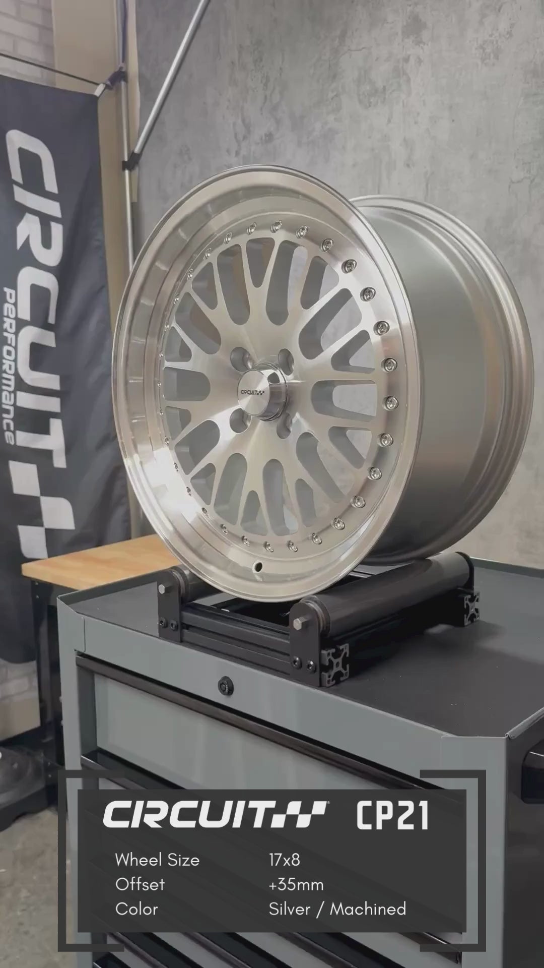 Circuit CP21 Silver/Machined