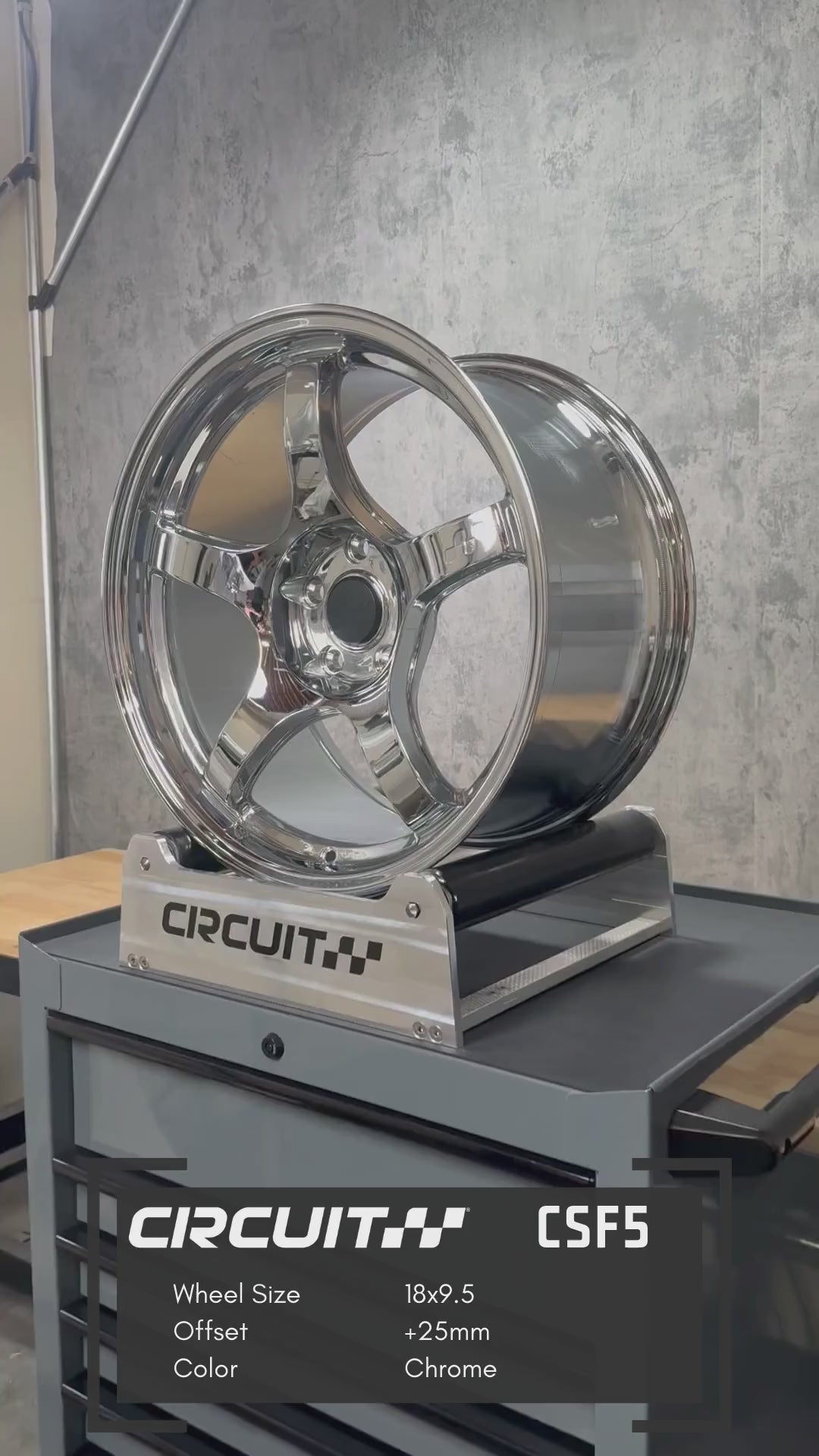 Circuit CSF5 Triple Chrome Plated